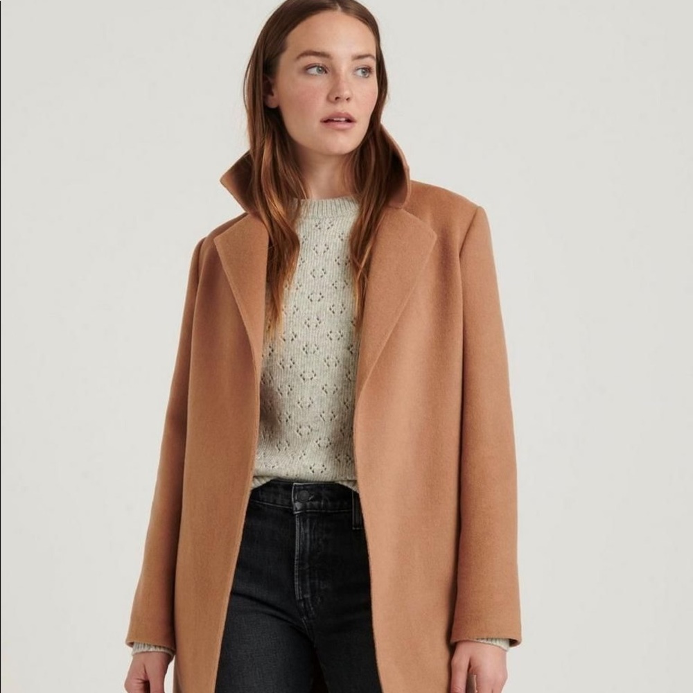 Lucky Brand Wool Wrap Coat